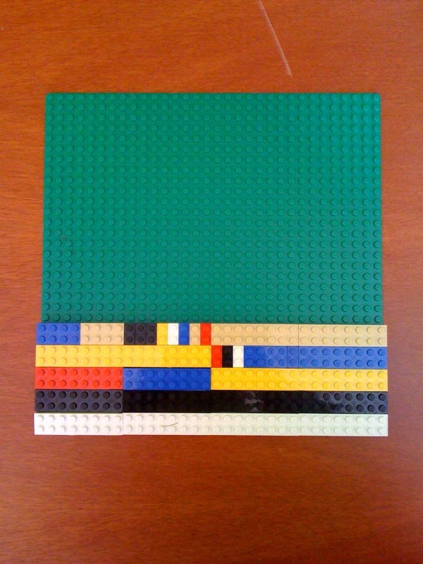 the IP header with Lego bricks